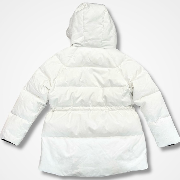 Bosideng White Goose Down Hooded Puffer Extreme Collection Medium 700 Fill EUC - Picture 3 of 15